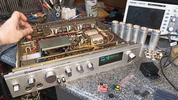 Установка Bluetooth в Советский усилитель Радиотехника У-101; Bluetooth in a Soviet amplifier