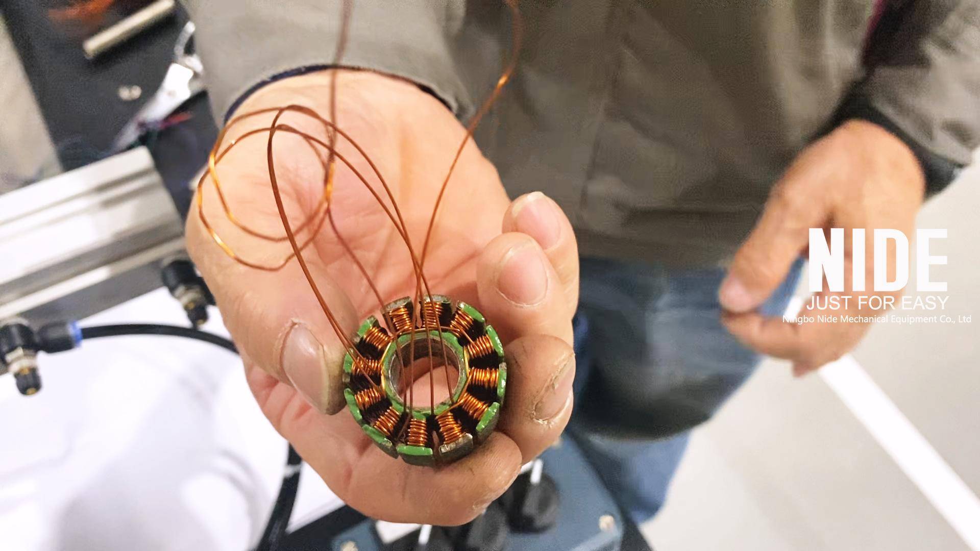 станок для намотки катушек статора BLDC для производства мини-двигателей постоянного тока без щеток смотреть онлайн