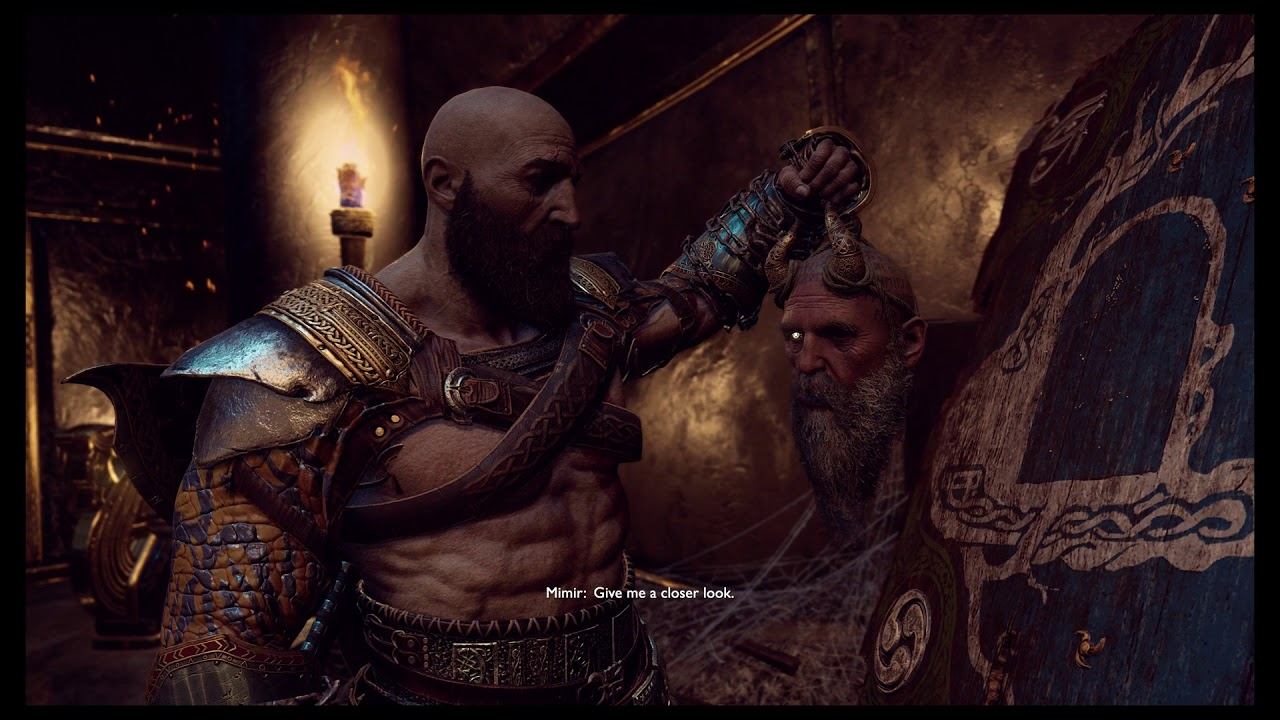 God of War - Escape From Helheim: Secret Chamber of Odin & Tyr's Secret Plans Cutscene (2018) смотреть онлайн