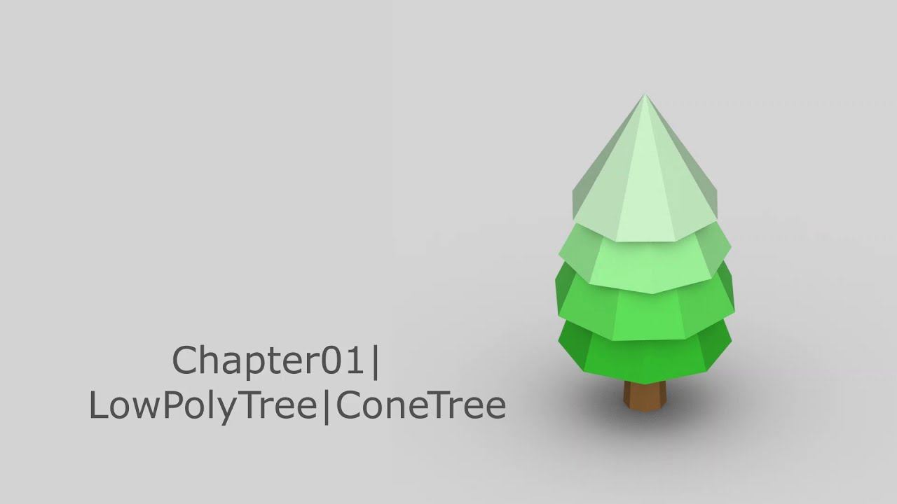 Low Poly Tree | 02 | ConeShapeTree смотреть онлайн