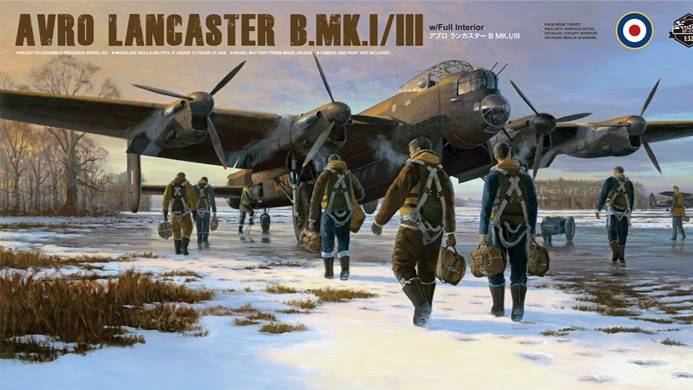 Распаковка Border Model 1 32 BF-010 Lancaster with full interior смотреть онлайн