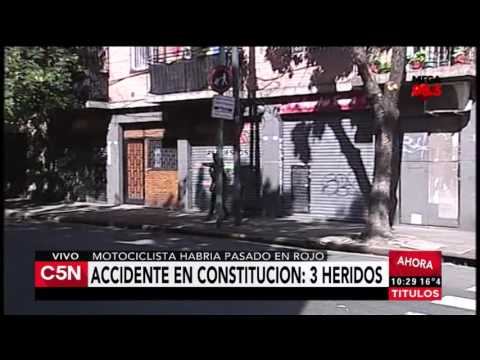 C5N - Tránsito: Choque entre colectivo y moto en Constitución (Parte 2) смотреть онлайн