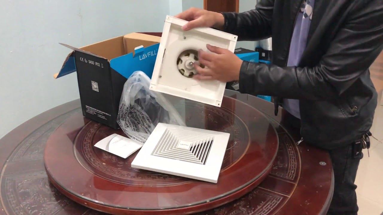 Quạt thông gió, quạt hút gió âm trần-ốp trần Model LAVFILL LFCV-12A | Nhập Hàng XYZ смотреть онлайн