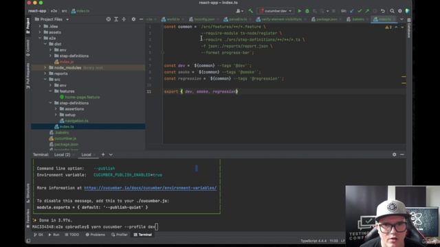22 - Dynamic test configuration A more flexible cucumberjs part 2 смотреть онлайн