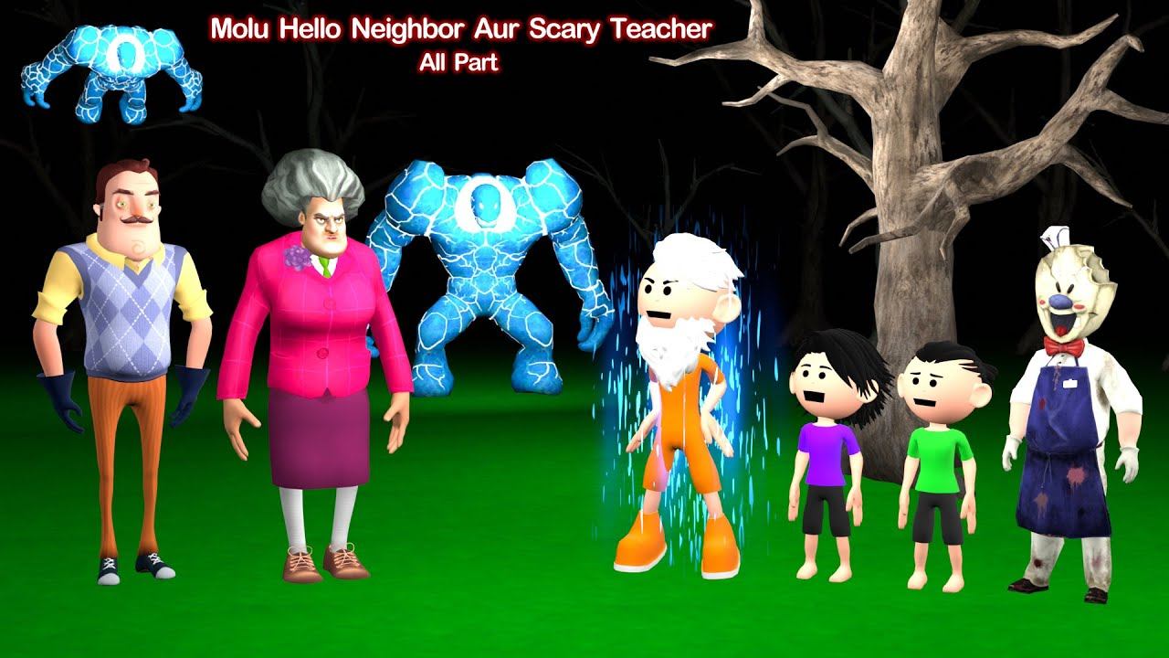Hello Neighbor Scray Teacher (All Part) | pagal beta | desi comedy video | cs bisht vines | joke of смотреть онлайн