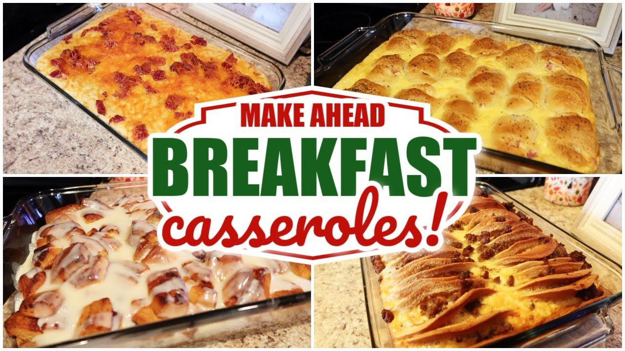4 MAKE AHEAD BREAKFAST CASSEROLES \\ CHRISTMAS MORNING BREAKFAST IDEAS! смотреть онлайн