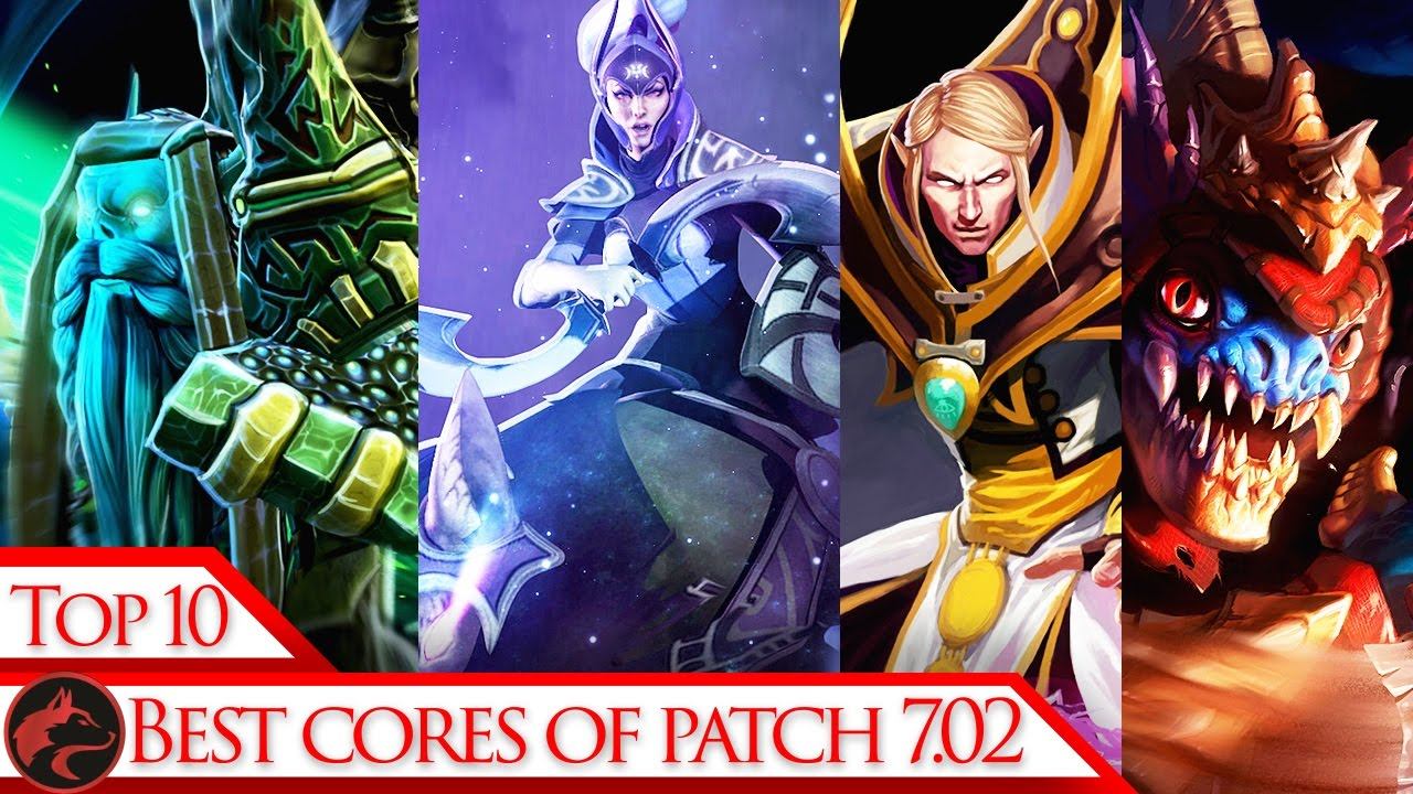 Best cores of patch 7.02 - Meta Update (3K MMR and below brackets) смотреть онлайн