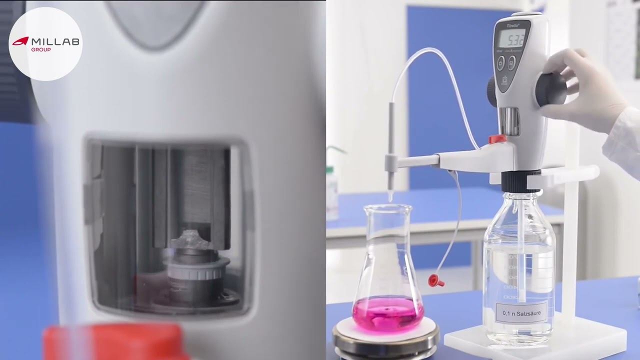 Титрование с помощью цифровой бюретки Titrette смотреть онлайн