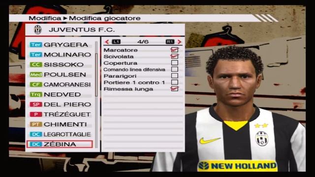 statistiche dei giocatori del juventus su pro evolution soccer 2009 смотреть онлайн