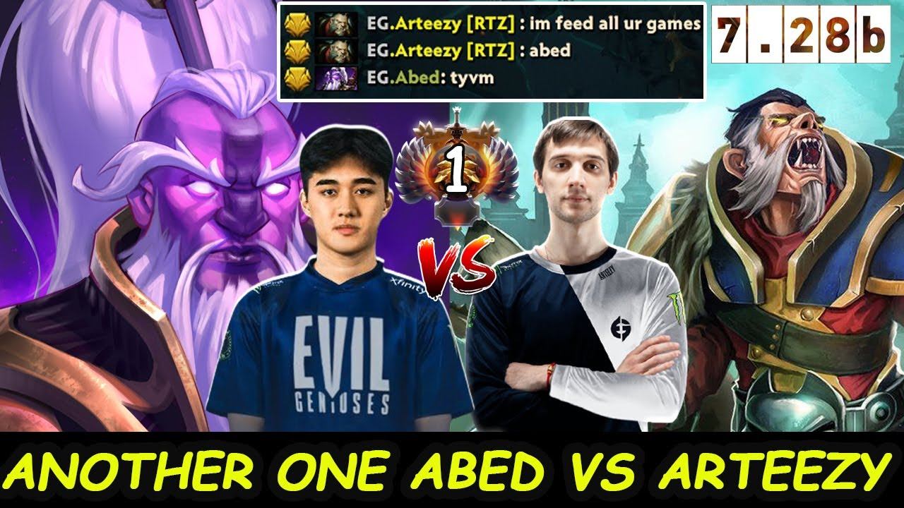 Abed Void Spirit MIDLANE A-GOD immortal rank 1 vs Arteezy Lycan Imba Hero Dota 2 7.28b Gameplay смотреть онлайн