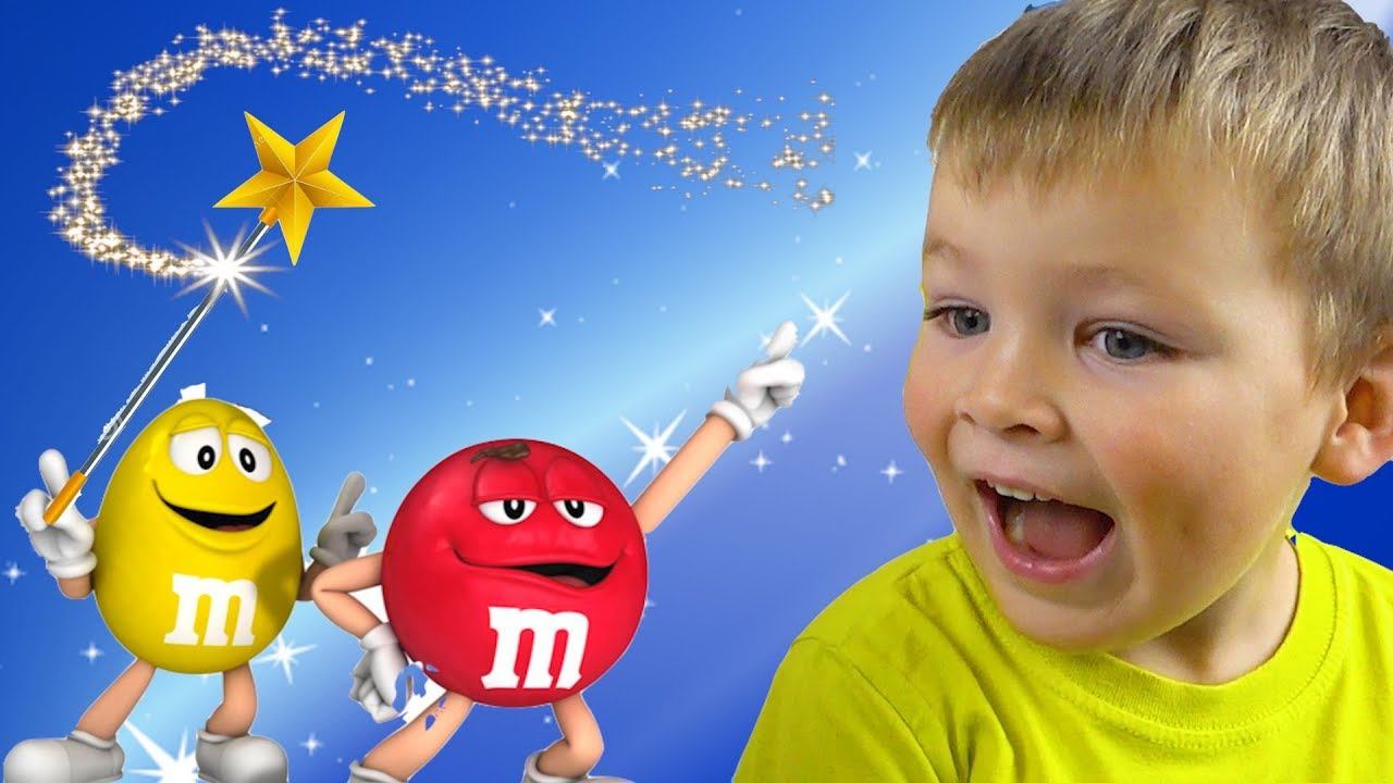 ВОЛШЕБНЫЕ ПРИКЛЮЧЕНИЯ с M&Ms !!! Невероятные превращения Лены и Паши!!! смотреть онлайн