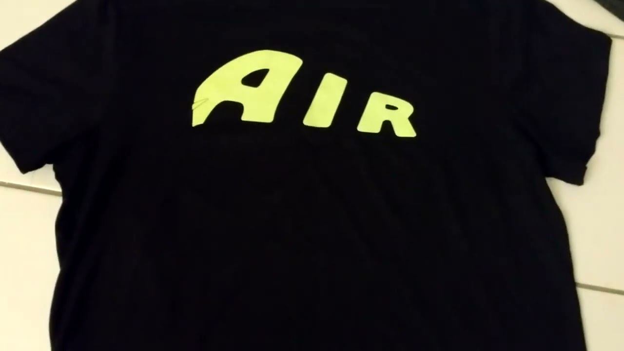 Nike Air More Uptempo Glow in the dark NOSTALGYK Brand tee смотреть онлайн