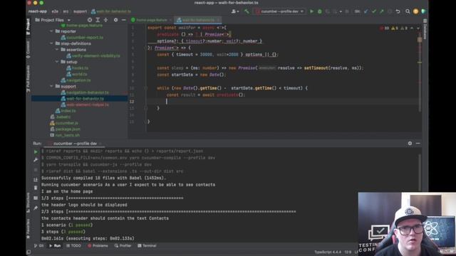 35 - Introducing our custom waitFor function Removing playwrighttest part 1 смотреть онлайн
