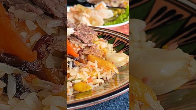 Вкусный Хорезмский сузма плов в MASH'AL в Ташкенте 👍 ХОРАЗМ СУЗМА ПОЛОВИ | SUZMA PALOV 🔥 смотреть онлайн