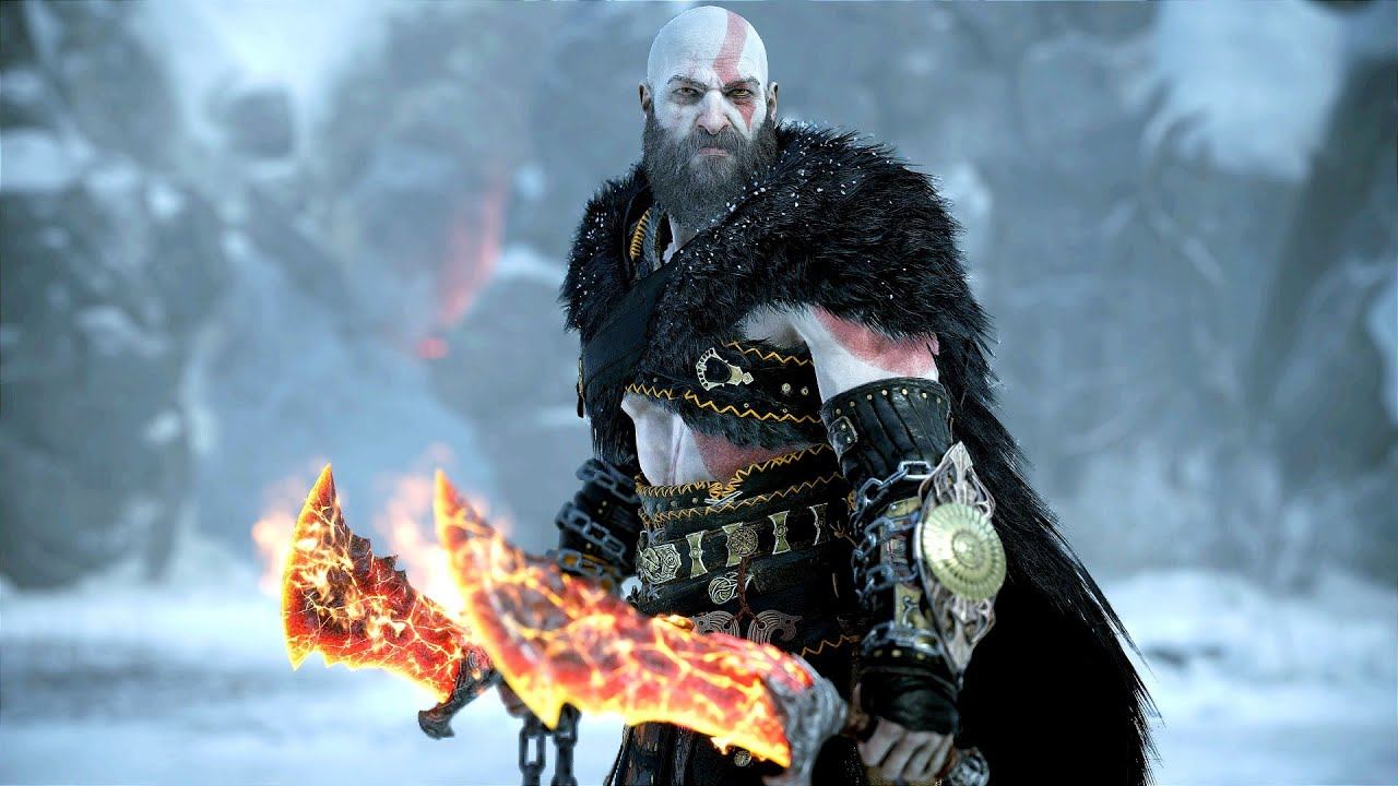 Black Bear Set VS Main Bosses | No Damage | GmGoW | God Of War Ragnarök | NG+