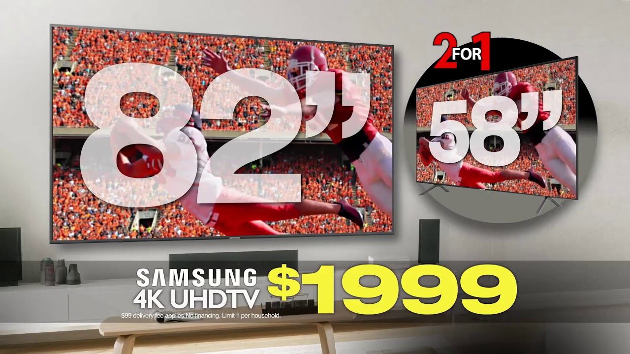 82" and 58" Samsung 4K TVs - BOTH for just $1999 смотреть онлайн