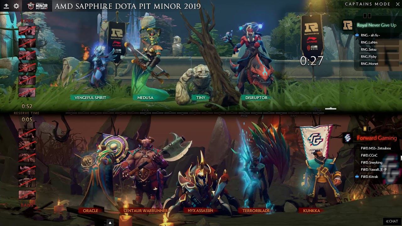 Royal Never Give Up vs Forward Gaming DOTA PIT Minor 2019 Highlights Dota 2 смотреть онлайн
