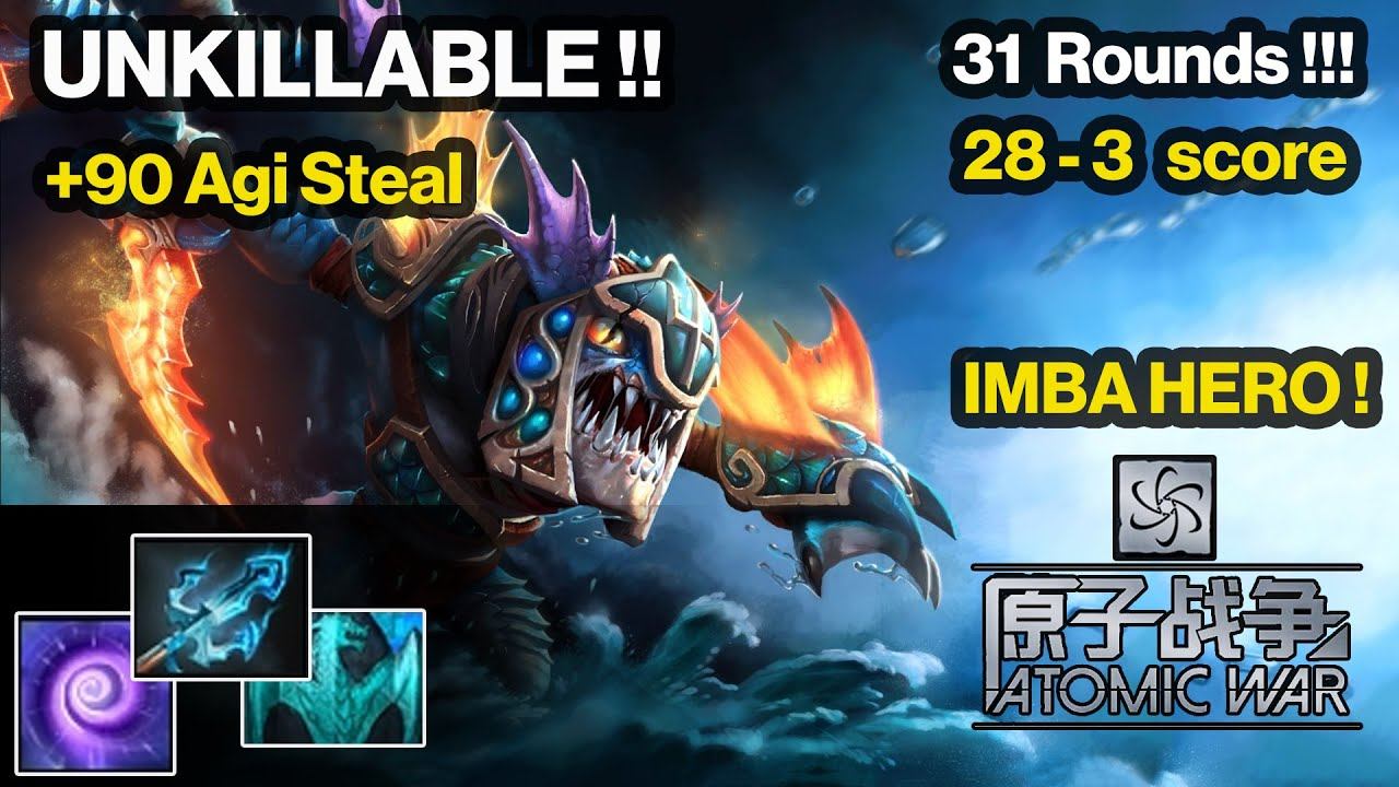 Broken Build Atomic War - Slark | Dota 2 Arcade Game смотреть онлайн