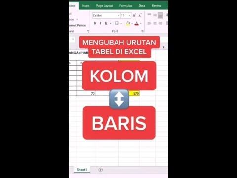 Cara Mengubah Data Kolom menjadi Baris Di Excel #Short #tipskerja #tipsexcel #samasamabelajar #exce смотреть онлайн