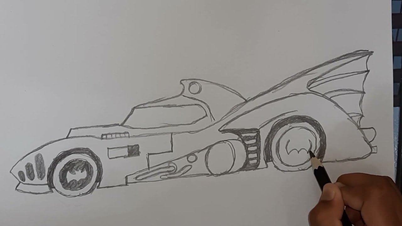 How To Draw Batmobile  | Artist SSK