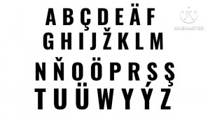 Turkmen Alphabet Song