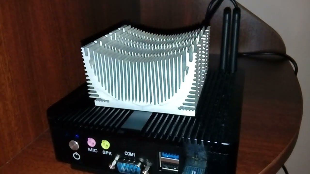 I added fanless cooler block to my mini PC смотреть онлайн