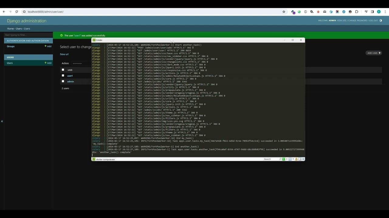 Настраиваем Django + Celery (Flower, Beat) + Docker смотреть онлайн