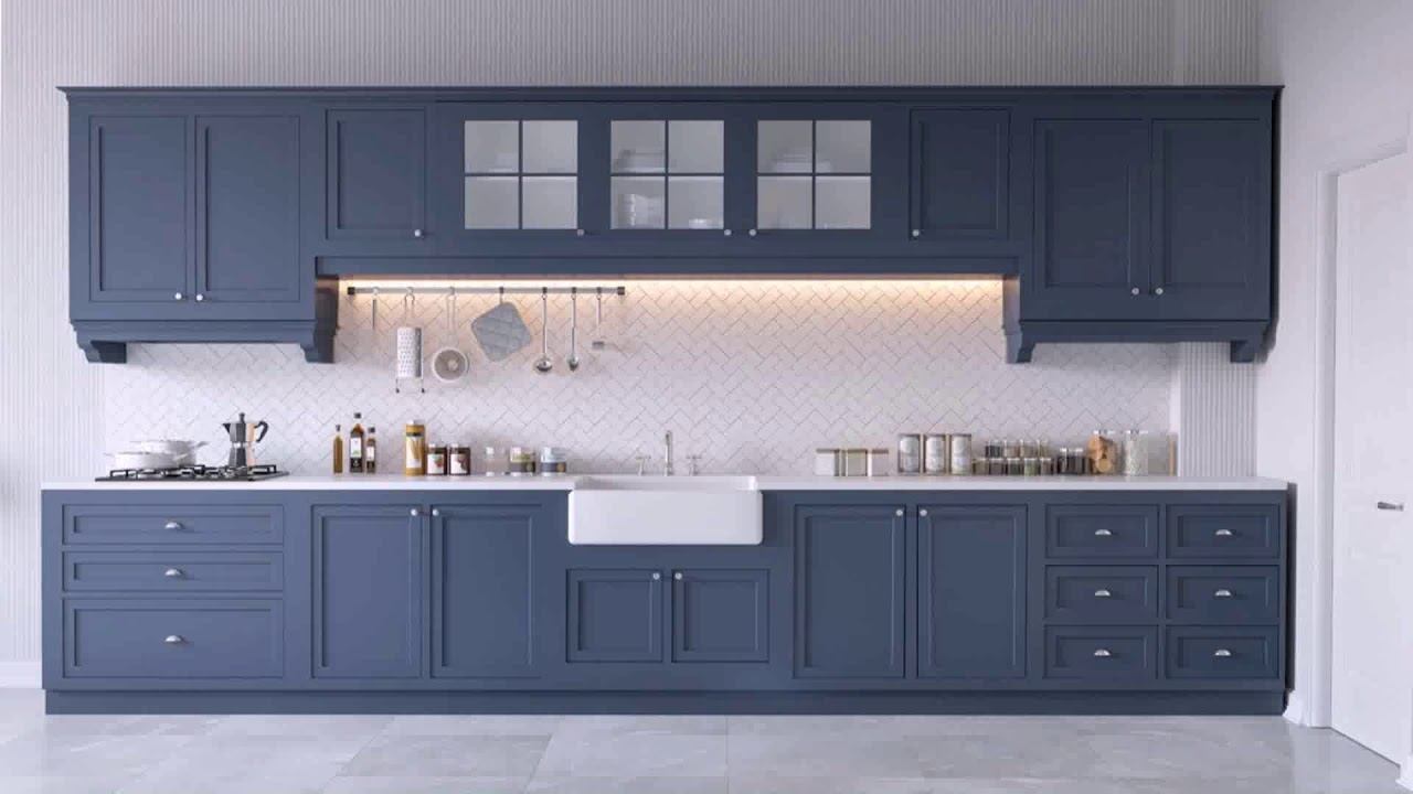 Kitchen Ideas With White Cabinets And Grey Walls смотреть онлайн
