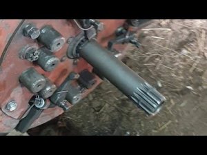 Установка маховика на тракторе Т-25.