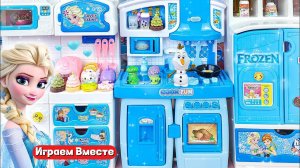 ИГРУШКИ ИЗ МУЛЬТИКА ХОЛОДНОЕ СЕРДЦЕ ! Играем вместе ! + играем в Микки Мауса !