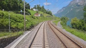 Прекрасные пейзажи, виды с поезда ÖBB Railjet, Швейцария # RJX Buchs - Цюрих, 4К 60fps UHD HDR