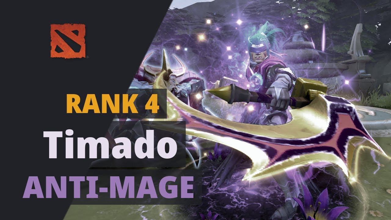Timado (Rank 4) plays Anti-Mage Dota 2 Full Game смотреть онлайн