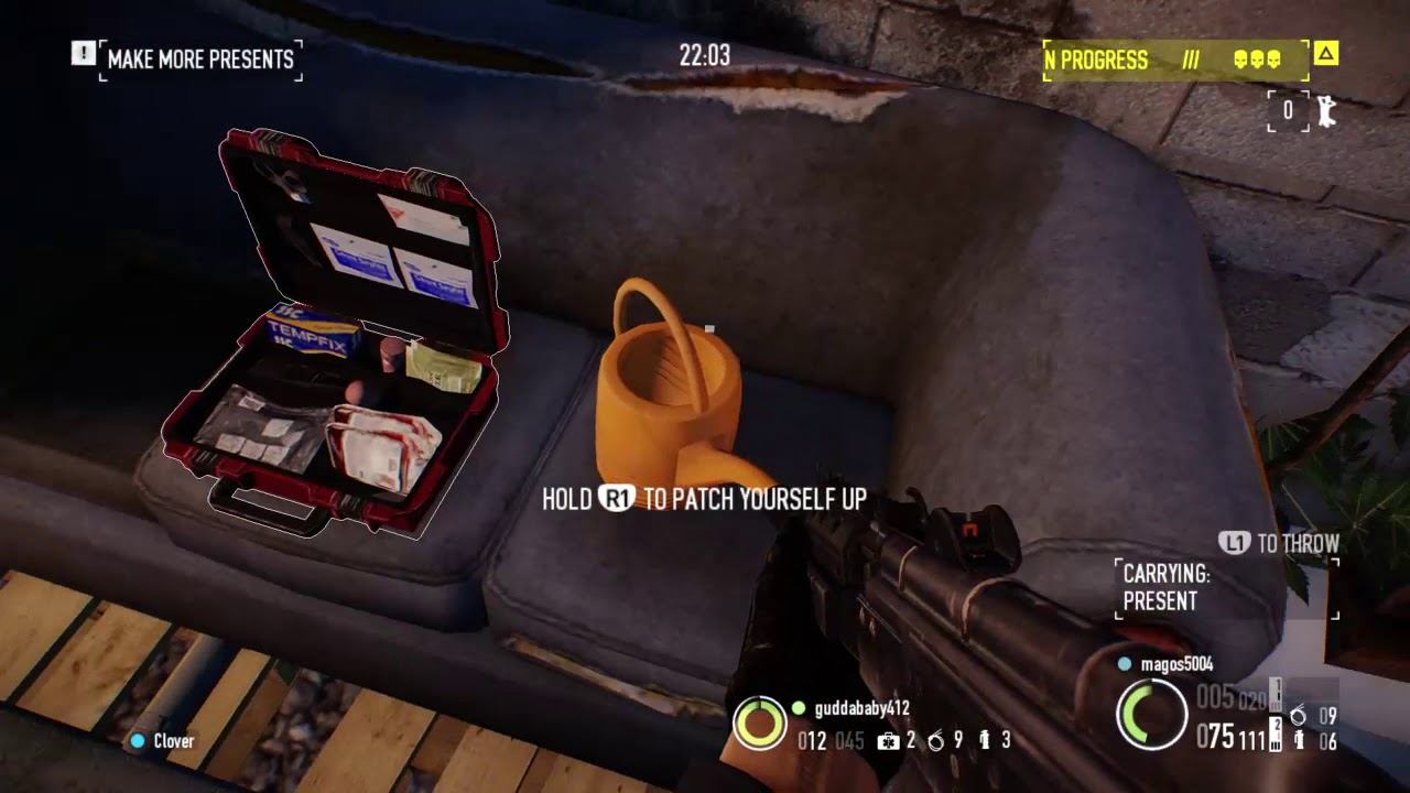 PAYDAY 2 santas workshop 100 bags overkill смотреть онлайн