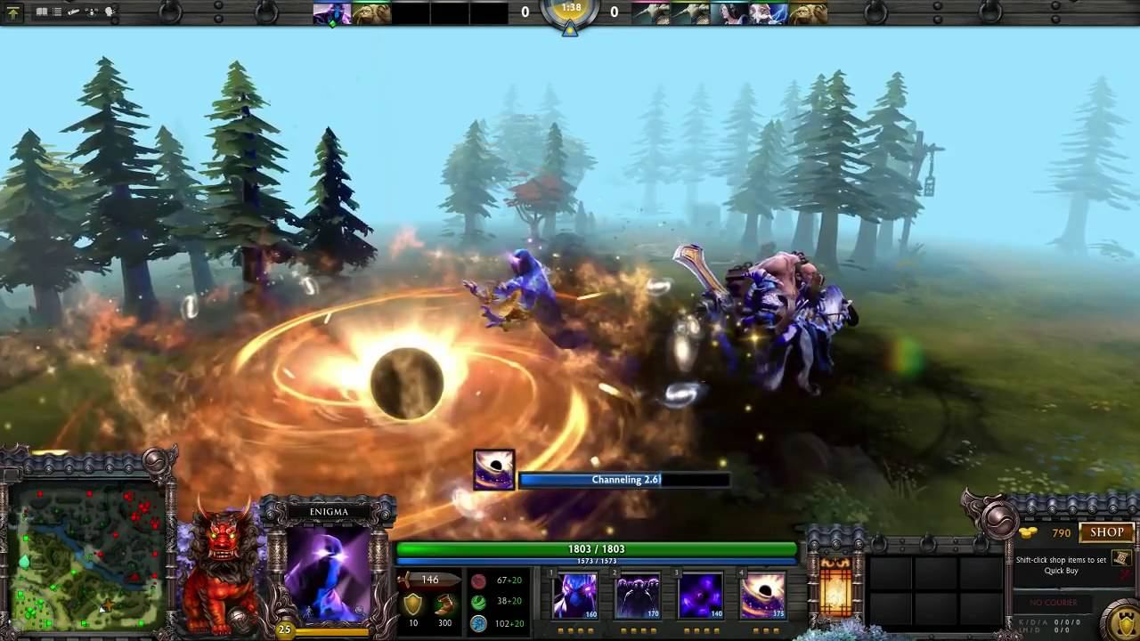 Dota 2 World Chasm Artifact Enigma Immortal смотреть онлайн
