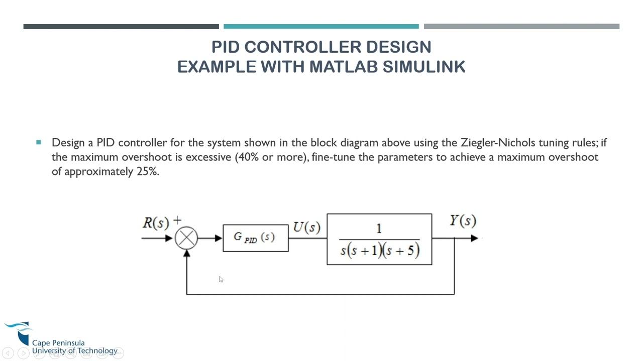 PID Controller Design with Matlab Simulink(PID Controller Tuning using Ziegler - Nichols Method) смотреть онлайн