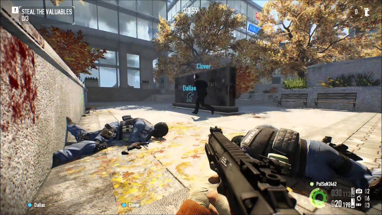 SpecOps SMG first impression (Payday 2 Transport:Park) смотреть онлайн