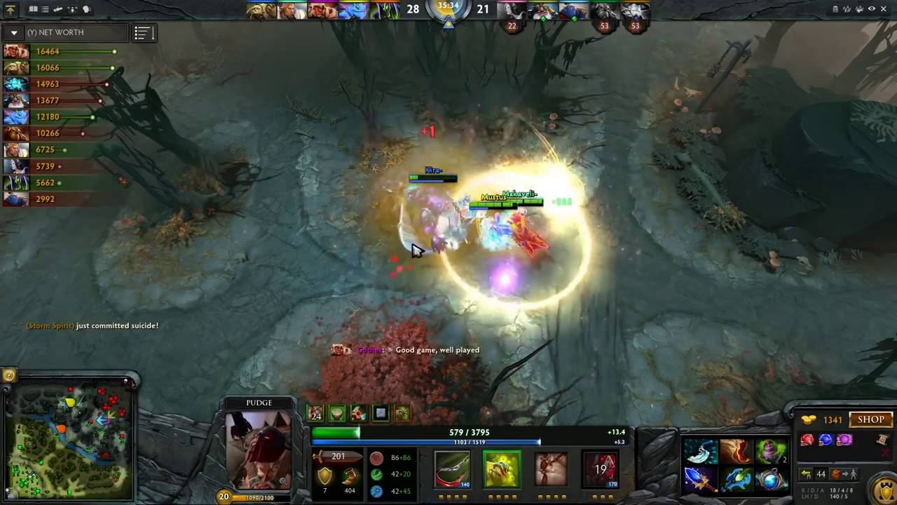 Miracle 6 87 Pudge 3s Hook Gameplay MMR Dota 2 смотреть онлайн