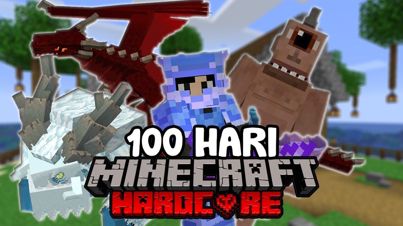 100 Hari Di Minecraft Hardcore Medieval смотреть онлайн