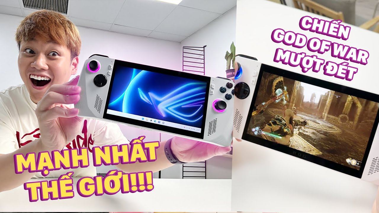 TEST NHANH ROG ALLY: GAMING CẦM TAY MẠNH NHẤT THẾ GIỚI!! - 17,9 TRIỆU CHƠI GOD OF WAR MƯỢT ĐÉT смотреть онлайн