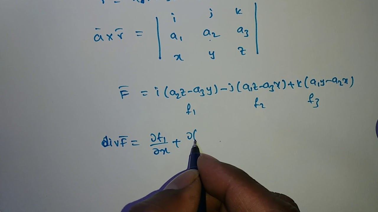 Solenoidal vector / divergence free vector/ div f=0/del.f=0 смотреть онлайн