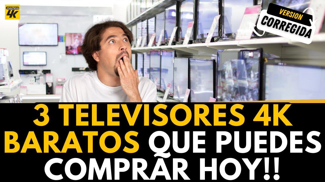 3 Televisores 4K BARATOS que puedes comprar hoy!! | Te recomendamos tres TV 4K Económicos para tí.. смотреть онлайн