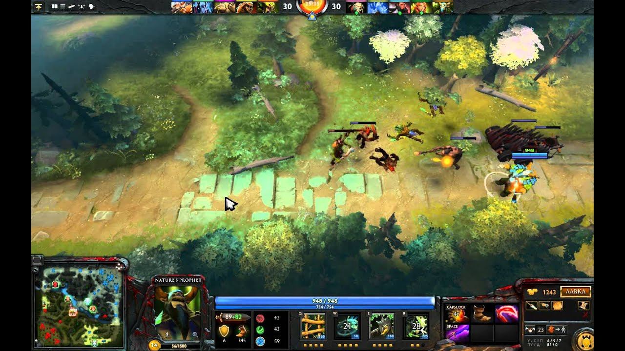 BomjPlay Natures Prophet | Dota 2 смотреть онлайн