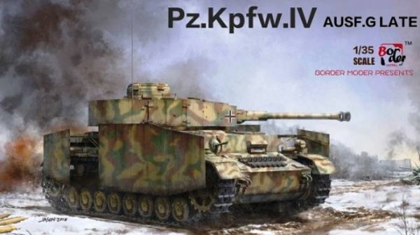 Распаковка Border Model 1 35 BT-001 Pz IV Ausf. G Mid Late