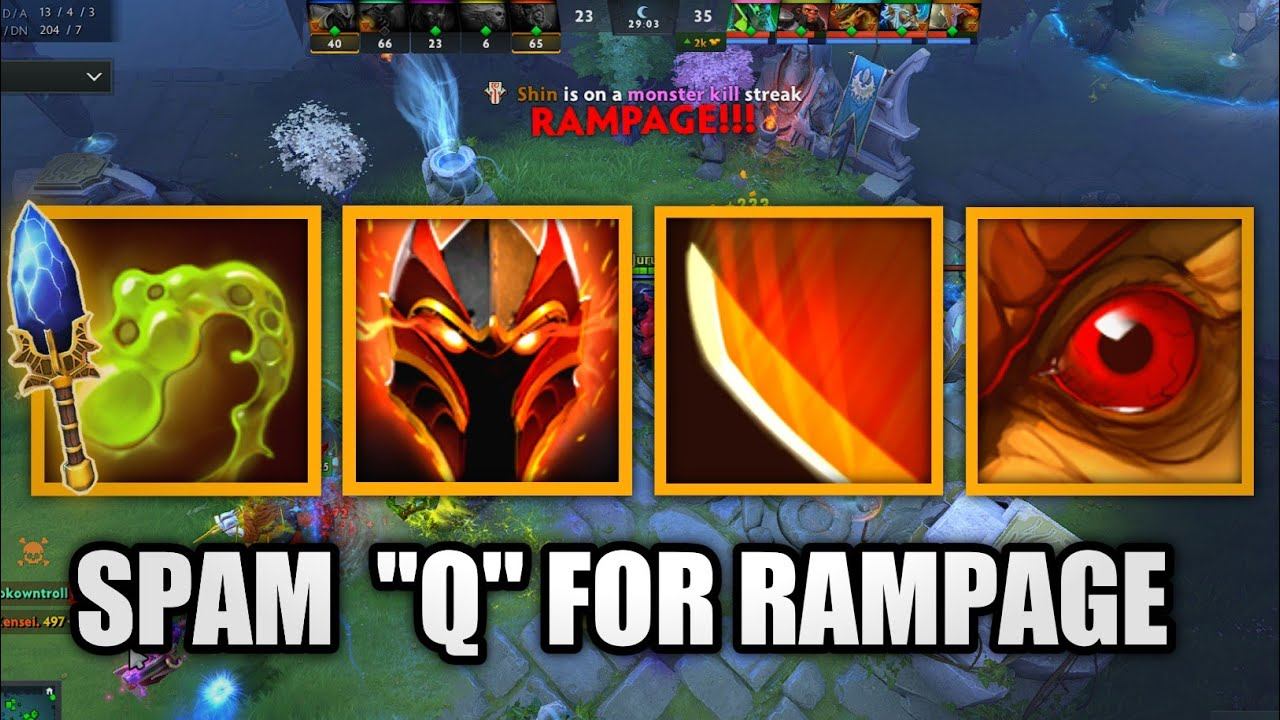 (Dota 2 Ability Draft) - One Button Combo [Viscous Nasal Goo + Blade Dance + Dragon Blood + Warpath смотреть онлайн