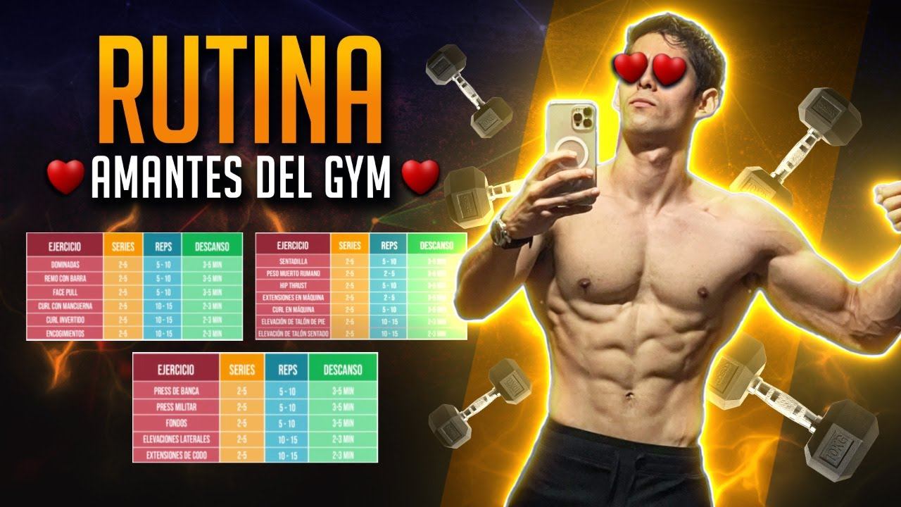 LA MEJOR RUTINA PARA ENTRENAR 6 DÍAS POR SEMANA SEGÚN LA CIENCIA - (ESQUEMA EMPUJE/JALE/PIERNA) смотреть онлайн
