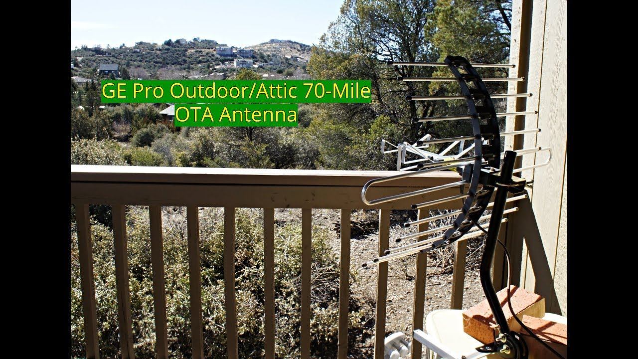 Cutting the Cord - GE 70-Mile OTA TV Antenna смотреть онлайн