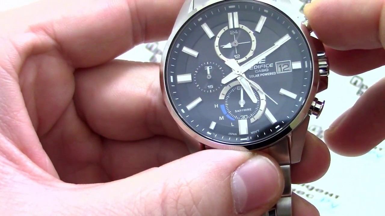 Часы Casio EDIFICE EFB-560SBD-1A - видео обзор от PresidentWatches.Ru смотреть онлайн