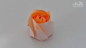 Как сделать розу из бумаги | Цветы оригами из бумаги своими руками | DIY