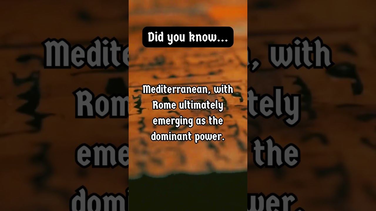 Do you know this Historical Fact? The Punic Wars #history #historicalfacts #historical смотреть онлайн
