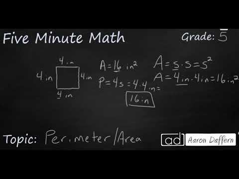 5th Grade Math Area and Perimeter смотреть онлайн